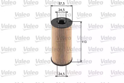 Масляный фильтр VALEO для NISSAN QASHQAI / QASHQAI +2 I (J10, JJ10) 1.6 dCi Привод на все колеса