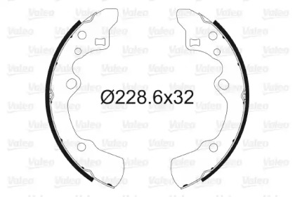 Тормозная колодка / накладка VALEO для MAZDA 626 III Hatchback (GD) 2.0 D