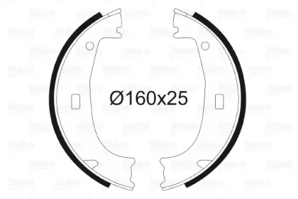 Барабанный тормозной механизм VALEO для BMW 3 Compact (E36) 318 ti