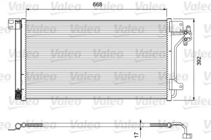 Кондиционер VALEO для VW MULTIVAN V (7HM, 7HN, 7HF, 7EF, 7EM, 7EN) 1.9 TDI