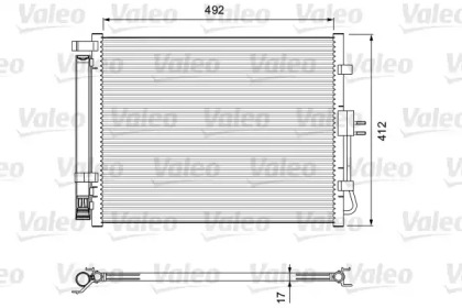 Конденсатор VALEO для KIA SOUL (AM) 1.6 CRDi 115
