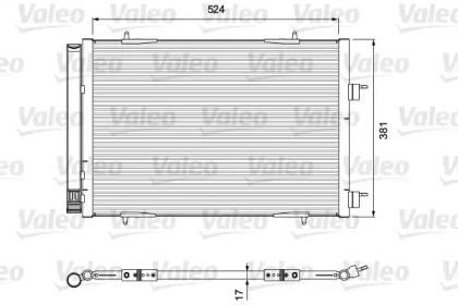 Конденсатор VALEO для PEUGEOT 508 SW 1.6