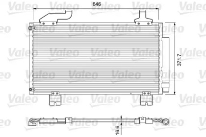 Кондиционер VALEO для HONDA ACCORD VIII универсал (CW) 2.4 i (CW2)