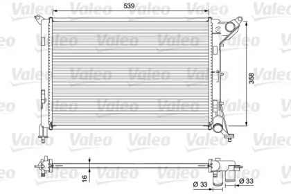 Водяной / масляный радиатор VALEO для MINI MINI Кабриолет (R52) Cooper