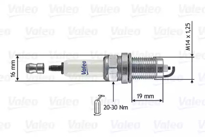 Интервал регулировки VALEO для VW POLO (6R, 6C) 1.4 BiFuel