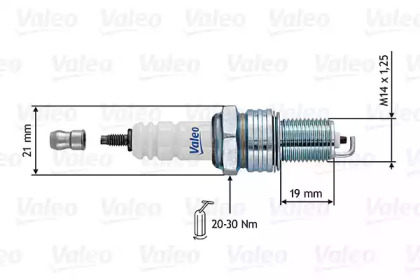 Свеча зажигания VALEO для MITSUBISHI SPACE WAGON (D0_V/W) 2.0 4WD (D08W)