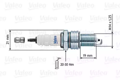 Свеча зажигания VALEO для HONDA ACCORD II Hatchback (AC, AD) 1.8 EX (AD)
