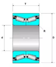 Подшипник ступицы колеса TIMKEN для FORD TRANSIT Фургон (E_ _) 2.5 DI (EAL, EAS)