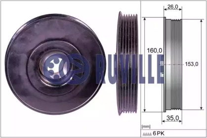 Ременный привод RUVILLE для MAZDA 3 (BL) 1.6 MZR CD