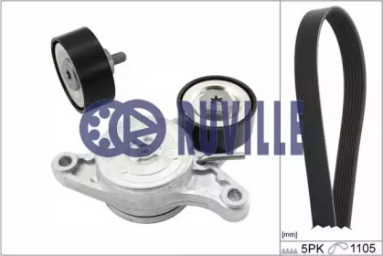 Поликлиновойремень / комплект RUVILLE для MINI MINI Roadster (R59) Cooper SD