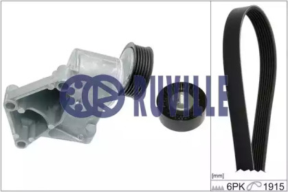 Комплект ручейковых ремней RUVILLE для FORD FOCUS Turnier (DNW) 1.4 16V