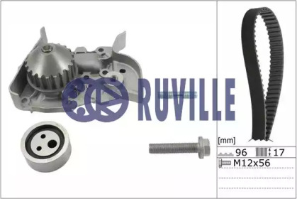 Водяной насос RUVILLE для RENAULT MEGANE I (BA0/1_) 1.4 e (BA0E, BA0V)