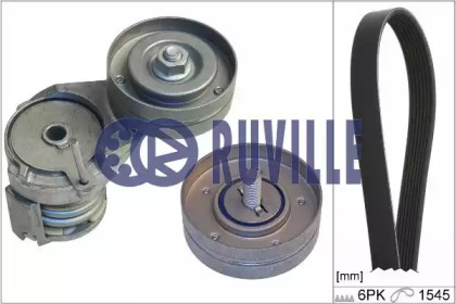 Интервал регулировки RUVILLE для VW BORA Variant (1J6) 1.4 16V