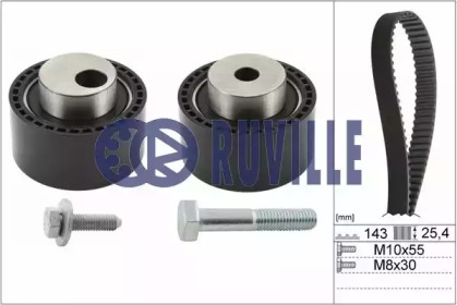 Комплект ремней ГРМ RUVILLE для PEUGEOT BOXER автобус (244, Z_) 2.2 HDi
