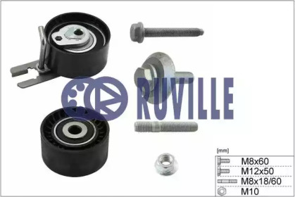 Ремень ГРМ / натяжение RUVILLE для PEUGEOT 207 CC (WD_) 1.6 HDi