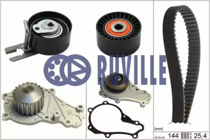 Комплект ремней ГРМ RUVILLE для MAZDA 2 (DY) 1.4 CD