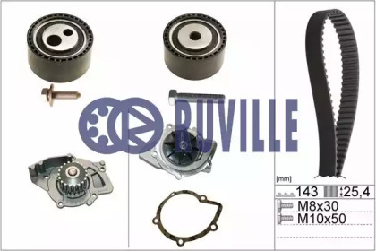 Водяной насос / прокладка RUVILLE для PEUGEOT BOXER автобус (244, Z_) 2.2 HDi