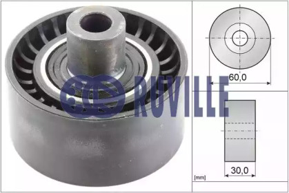 Паразитный / ведущий ролик RUVILLE для PEUGEOT 207 CC (WD_) 1.6 HDi