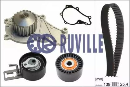 Ремень ГРМ / комплект RUVILLE для FORD FIESTA VI Van 1.4 TDCi