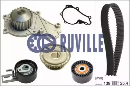 Ремень ГРМ / комплект RUVILLE для FORD FIESTA VI Van 1.4 TDCi
