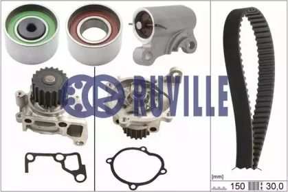 Водяной насос / прокладка RUVILLE для MAZDA 3 седан (BK) 2.0 MZR-CD