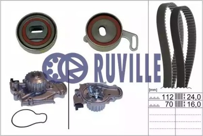 Ремень ГРМ / комплект RUVILLE для HONDA SHUTTLE (RA) 2.3 16V (RA3)