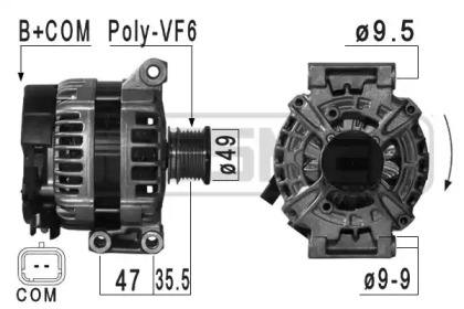 Генератор ERA для MINI MINI купе (R58) Cooper