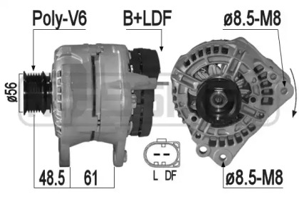 Генератор ERA для VW BORA Variant (1J6) 1.4 16V
