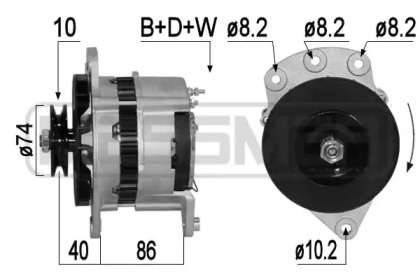 Генератор ERA для FORD ESCORT I (AFH, ATH) 1100