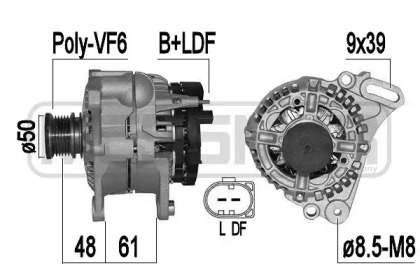 Генератор ERA для SKODA FABIA I Combi (6Y5) 1.4 TDI