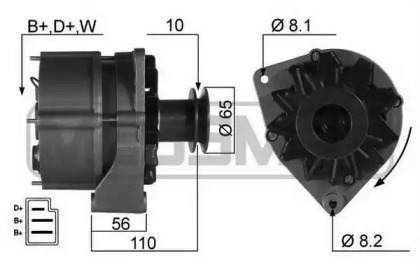 Генератор ERA для VW PASSAT Variant (33) 1.6