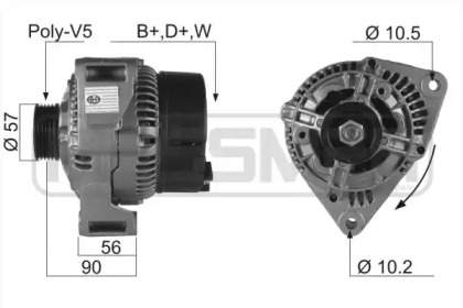Генератор ERA для ALFA ROMEO 146 (930_) 1.7 i.e. 16V (930.B1)