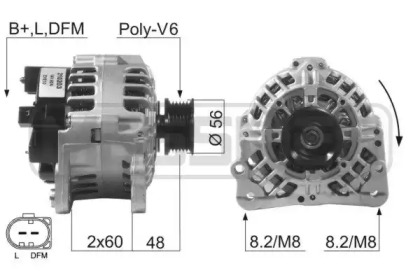 Генератор ERA для VW BORA Variant (1J6) 1.4 16V