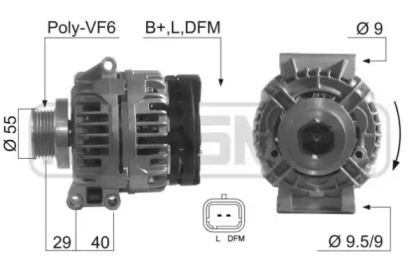 Генератор ERA для NISSAN KUBISTAR (X76) 1.6 16V