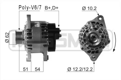 Генератор ERA для ALFA ROMEO 146 (930_) 2.0 16V Quadrifoglio (930.B5)