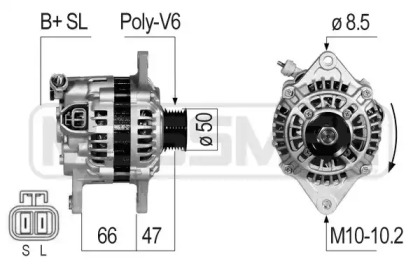 Генератор ERA для KIA SHUMA (FB) 1.8 i 16V