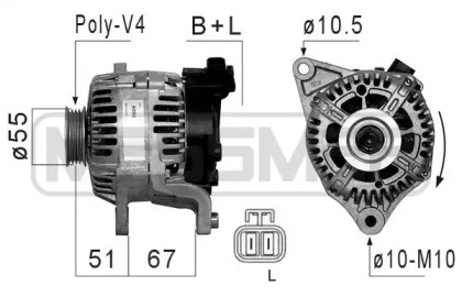 Генератор ERA для NISSAN MICRA III (K12) 1.2 16V
