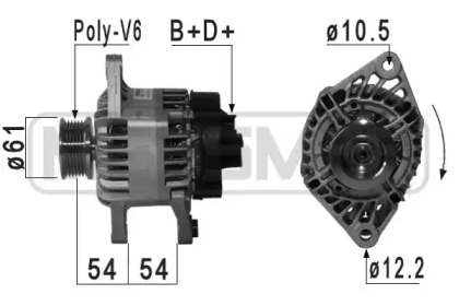 Генератор ERA для ALFA ROMEO 146 (930_) 1.9 JTD (930.B4B)