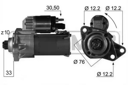 Система стартера ERA для VW BORA Variant (1J6) 1.4 16V