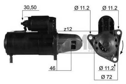 Стартер ERA для MAZDA MX-6 (GE) 2.5 24V