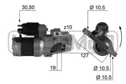 Система стартера ERA для VW BORA Variant (1J6) 2.3 V5 4motion