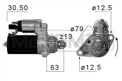 Система стартера ERA для VW POLO (6R, 6C) 1.2 TSI