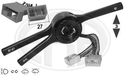 Ручное / педальное рычажное управление ERA для FIAT PANDA (141_) 1000