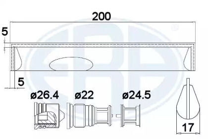 Кондиционер ERA для SUZUKI SX4 (EY, GY) 1.6 VVT 4x4 (RW 416)