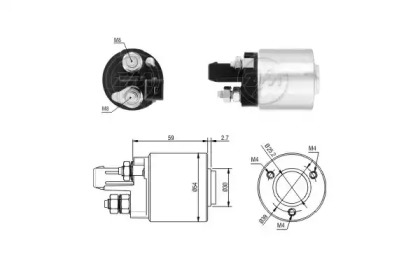 Система стартера ERA для VW BORA Variant (1J6) 2.3 V5