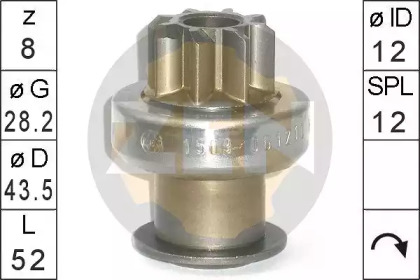 Система стартера ERA для SUZUKI WAGON R+ (MM) 1.3 (RB 413)