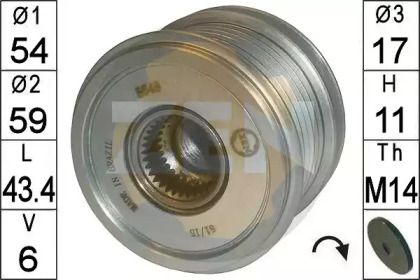 Ременный привод ERA для MAZDA 3 седан (BL) 1.6 MZR CD