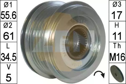 Составляющие ERA для FORD KUGA I 2.5 4x4