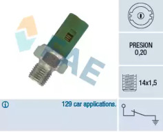 Электроника двигателя FAE для NISSAN KUBISTAR Фургон (X80) 1.2