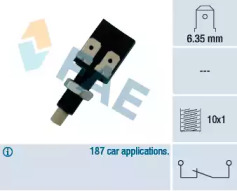Выключатель / реле / блок управления освещения FAE для PEUGEOT 205 I (741A/C) 1.7 Diesel